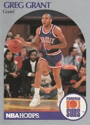 1990-91 Hoops #235 - Greg Grant - Phoenix Suns