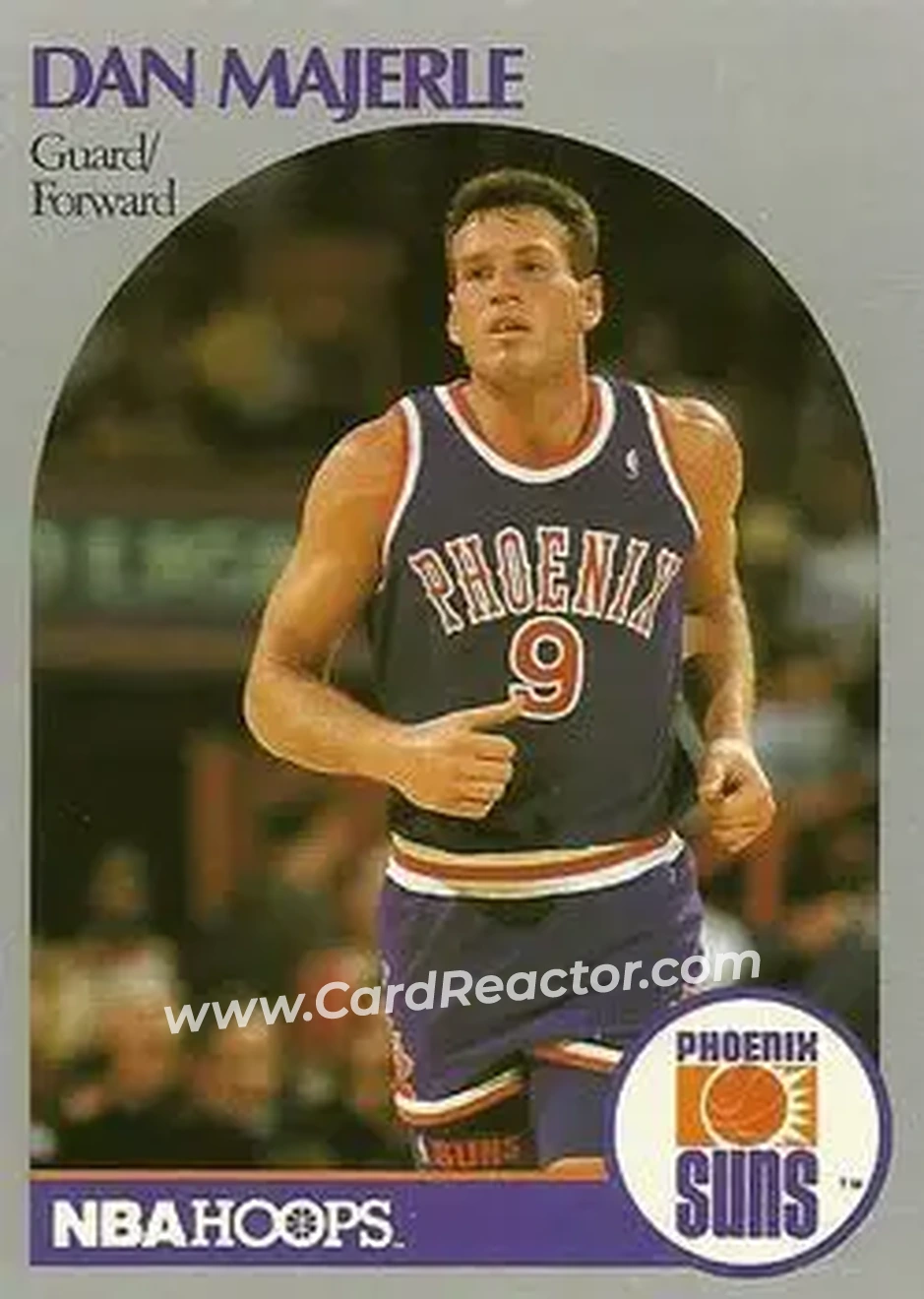 1990-91 Hoops #239 - Dan Majerle - Phoenix Suns - Front