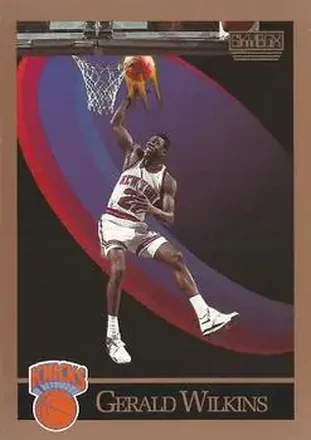 1990-91 SkyBox #197 - Gerald Wilkins - New York Knicks