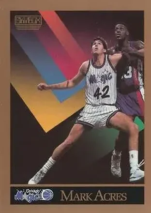 1990-91 SkyBox #198 - Mark Acres - Orlando Magic