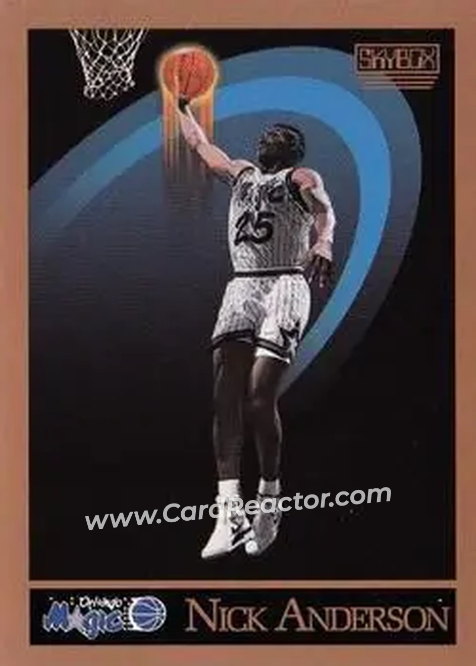 1990-91 SkyBox #199 - Nick Anderson - Orlando Magic - Front 1990-91 SkyBox #199 - Nick Anderson - Orlando Magic - Front