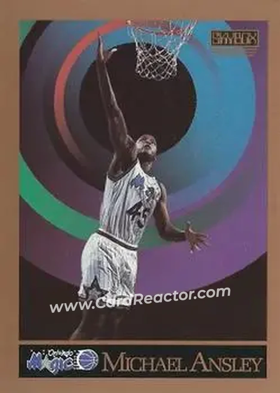 1990-91 SkyBox #200 - Michael Ansley - Orlando Magic - Front