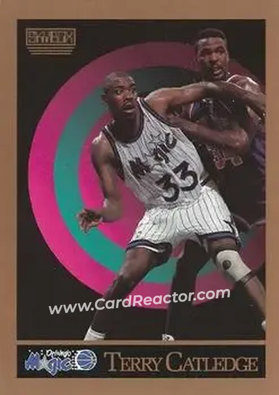 1990-91 SkyBox #201 - Terry Catledge - Orlando Magic - Front