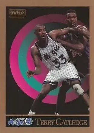 1990-91 SkyBox #201 - Terry Catledge - Orlando Magic