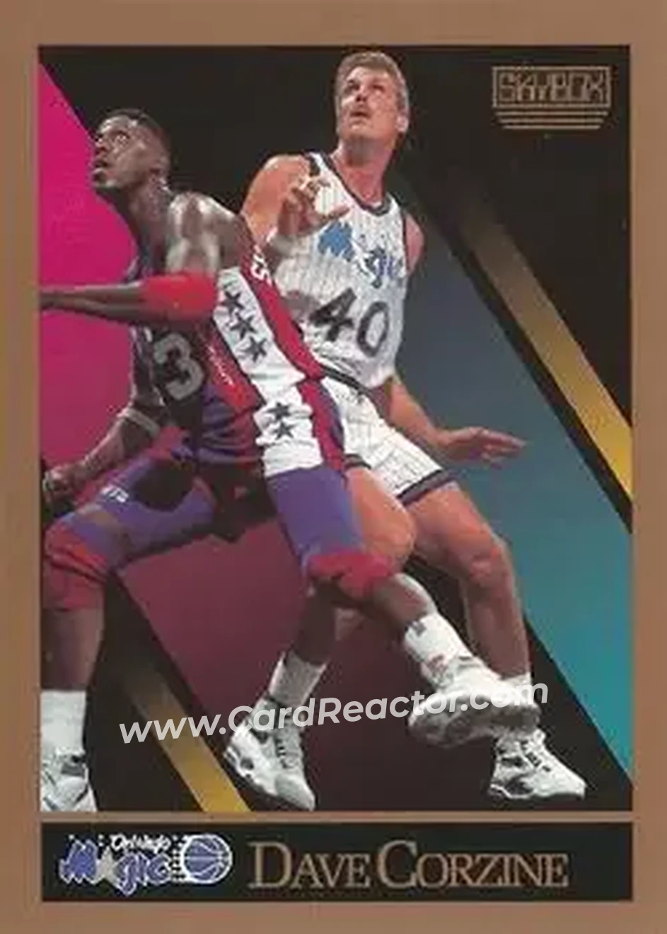 1990-91 SkyBox #202 - Dave Corzine - Orlando Magic - Front
