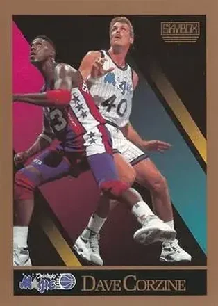 1990-91 SkyBox #202 - Dave Corzine - Orlando Magic