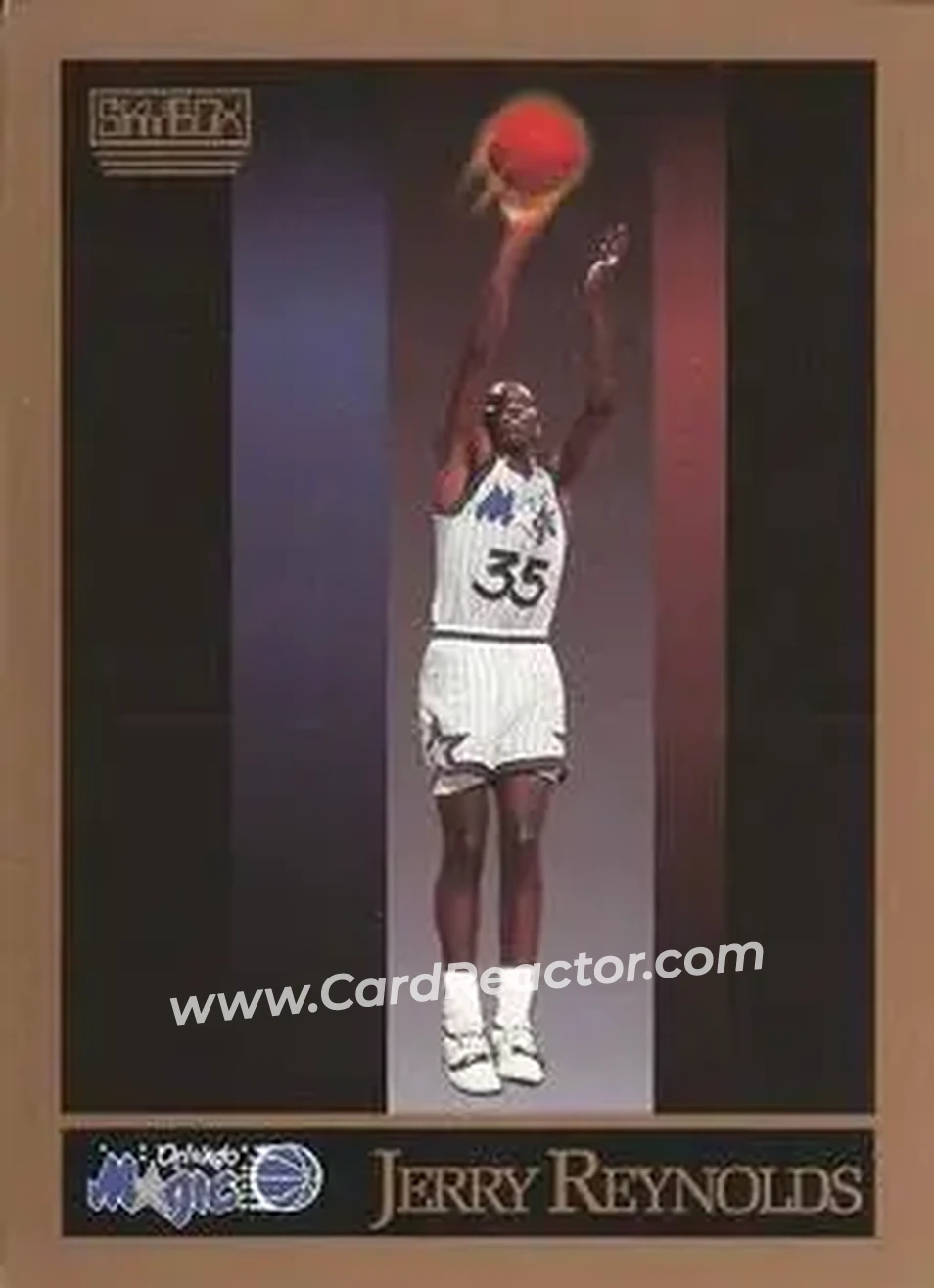 1990-91 SkyBox #204 - Jerry Reynolds - Orlando Magic - Front