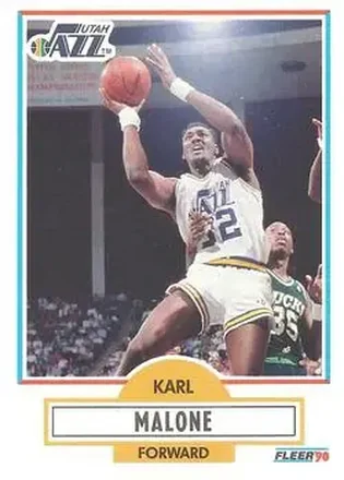 1990-91 Fleer #188 - Karl Malone - Utah Jazz