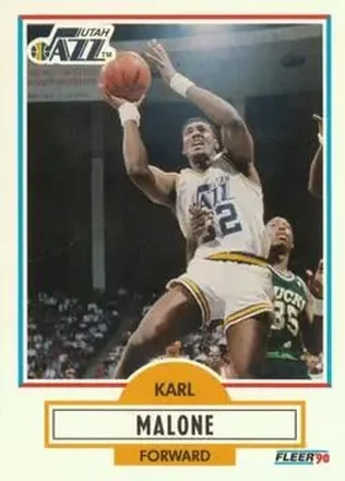 1990-91 Fleer #188 - Karl Malone - Utah Jazz
