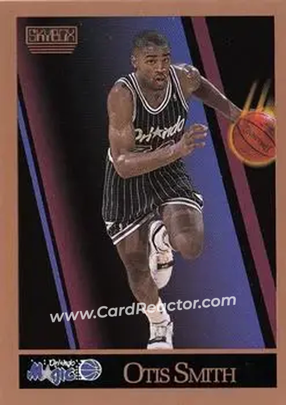 1990-91 SkyBox #206 - Otis Smith - Orlando Magic - Front