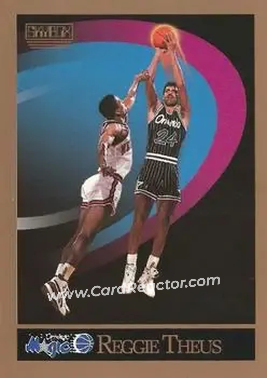 1990-91 SkyBox #207 - Reggie Theus - Orlando Magic - Front