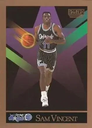 1990-91 SkyBox #209 - Sam Vincent - Orlando Magic