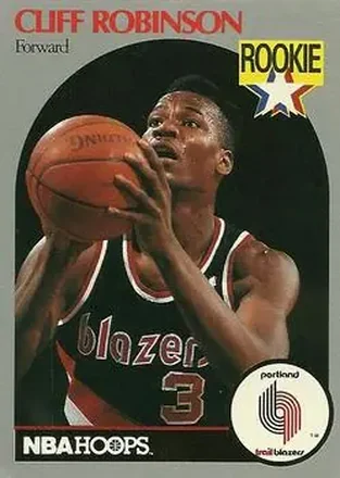 1990-91 Hoops #250 - Clifford Robinson - Portland Trail Blazers