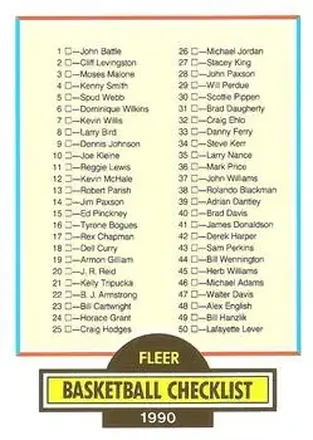 1990-91 Fleer #197 - Card #197
