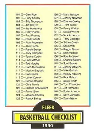1990-91 Fleer #198 - Card #198
