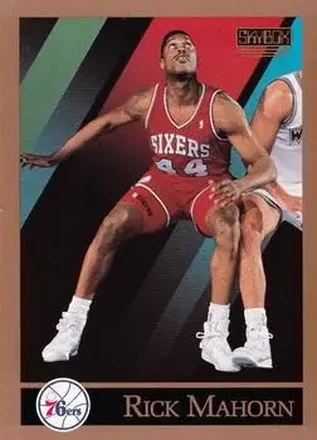 1990-91 SkyBox #217 - Rick Mahorn - Philadelphia 76ers