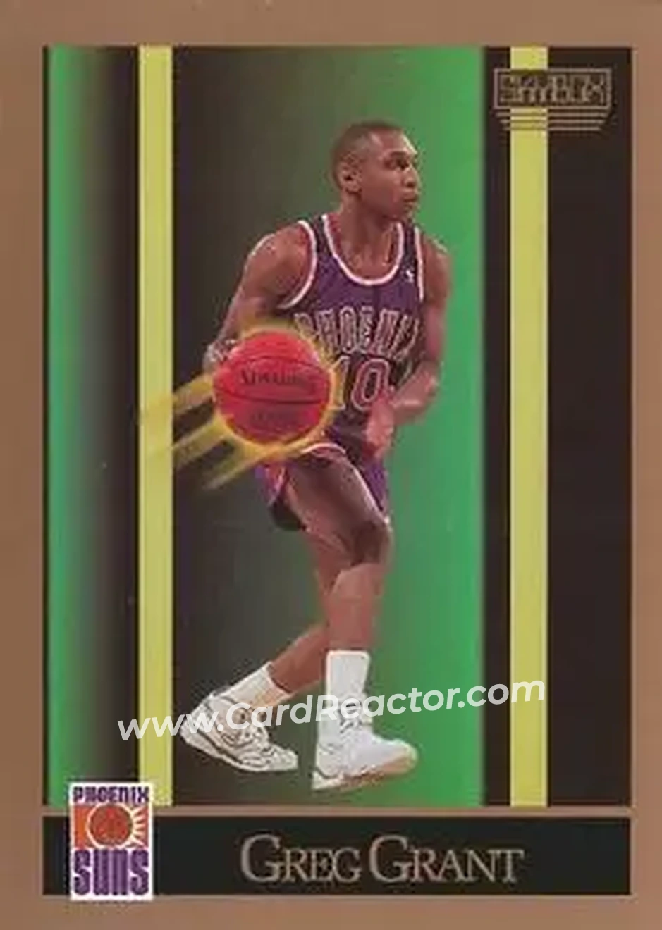 1990-91 SkyBox #221 - Greg Grant - Phoenix Suns - Front