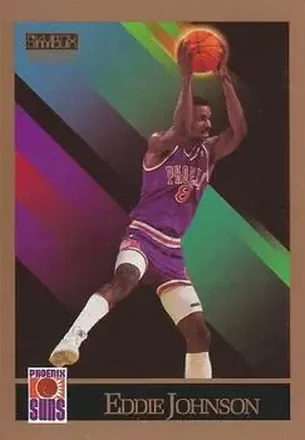 1990-91 SkyBox #223 - Eddie Johnson - Phoenix Suns