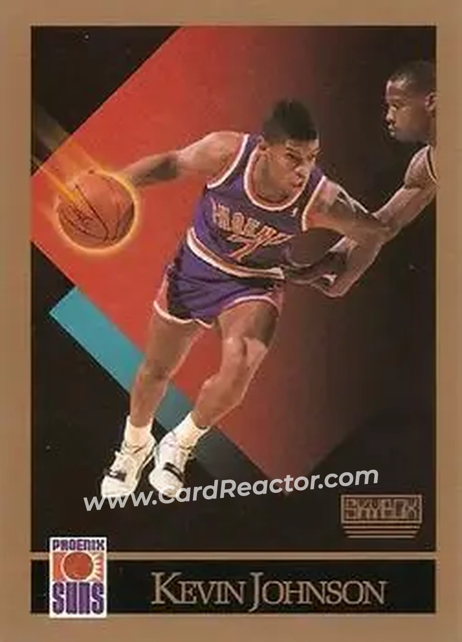 1990-91 SkyBox #224 - Kevin Johnson - Phoenix Suns - Front
