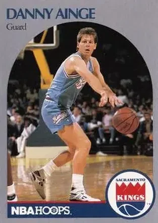 1990-91 Hoops #253 - Danny Ainge - Sacramento Kings