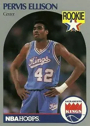 1990-91 Hoops #257 - Pervis Ellison - Sacramento Kings