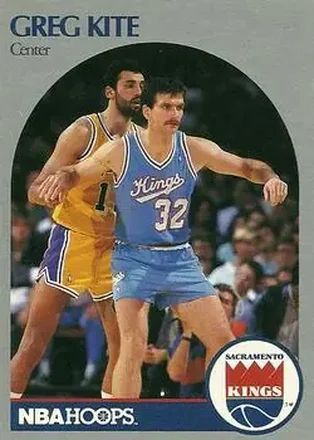 1990-91 Hoops #258 - Greg Kite - Sacramento Kings
