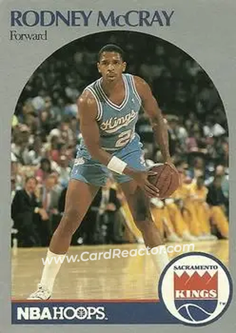 1990-91 Hoops #259 - Rodney McCray - Sacramento Kings - Front