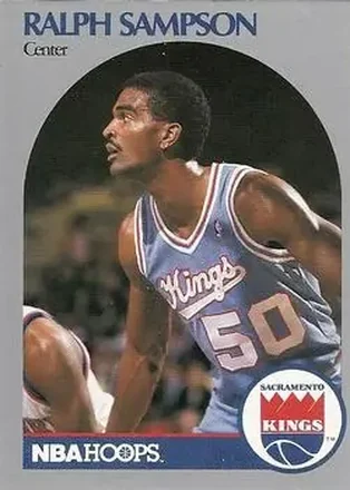 1990-91 Hoops #261 - Ralph Sampson - Sacramento Kings