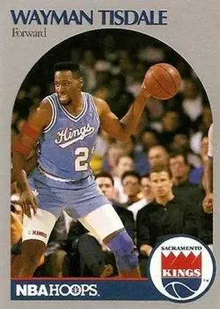 1990-91 Hoops #262 - Wayman Tisdale - Sacramento Kings
