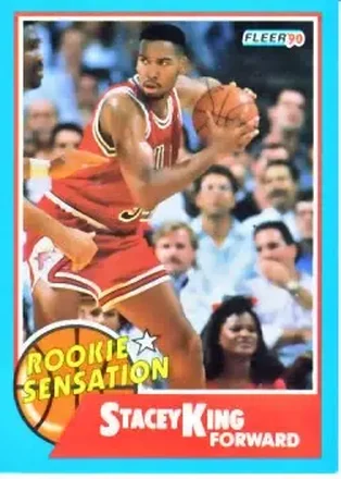 1990-91 Fleer - Rookie Sensations #5 - Stacey King - Chicago Bulls