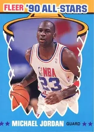 1990-91 Fleer - All-Stars #5 - Michael Jordan - Chicago Bulls