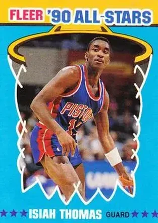 1990-91 Fleer - All-Stars #6 - Isiah Thomas - Detroit Pistons