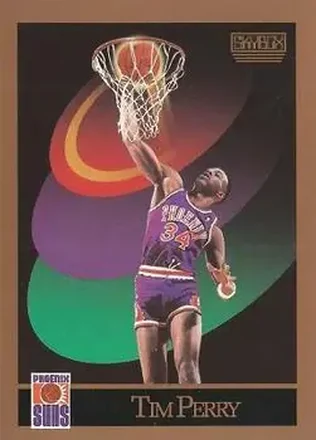 1990-91 SkyBox #228 - Tim Perry - Phoenix Suns
