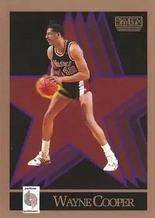 1990-91 SkyBox #232 - Wayne Cooper - Portland Trail Blazers