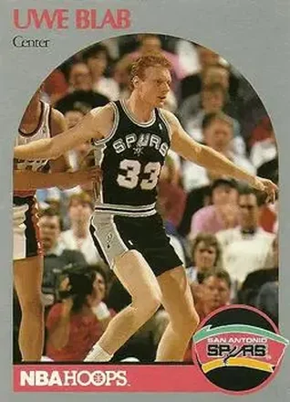 1990-91 Hoops #264 - Uwe Blab - San Antonio Spurs 1990-91 Hoops #264 - Uwe Blab - San Antonio Spurs