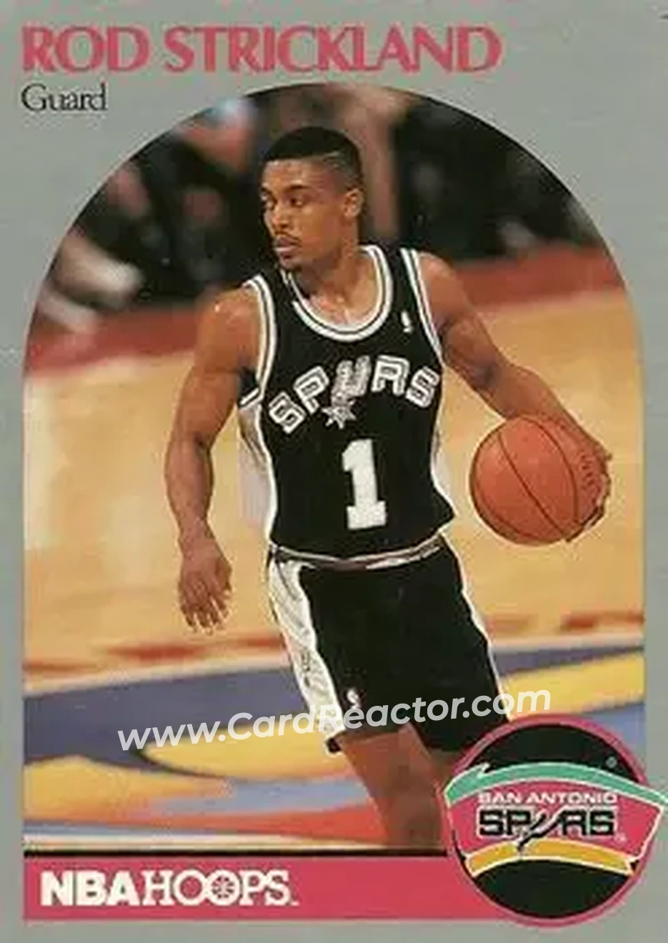 1990-91 Hoops #271 - Rod Strickland - San Antonio Spurs - Front