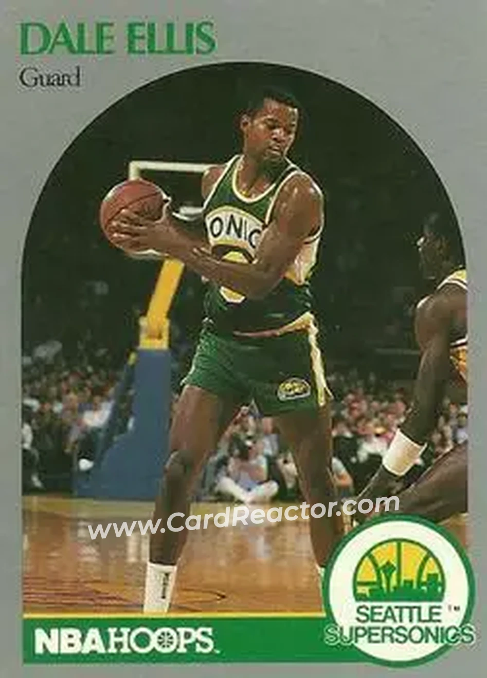 1990-91 Hoops #277 - Dale Ellis - Seattle SuperSonics - Front