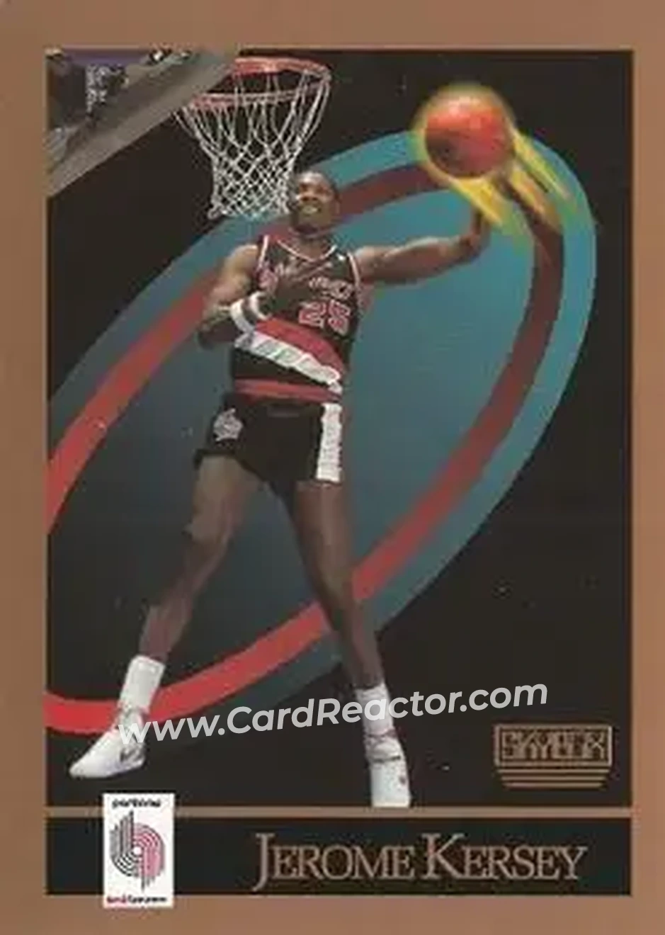 1990-91 SkyBox #236 - Jerome Kersey - Portland Trail Blazers - Front