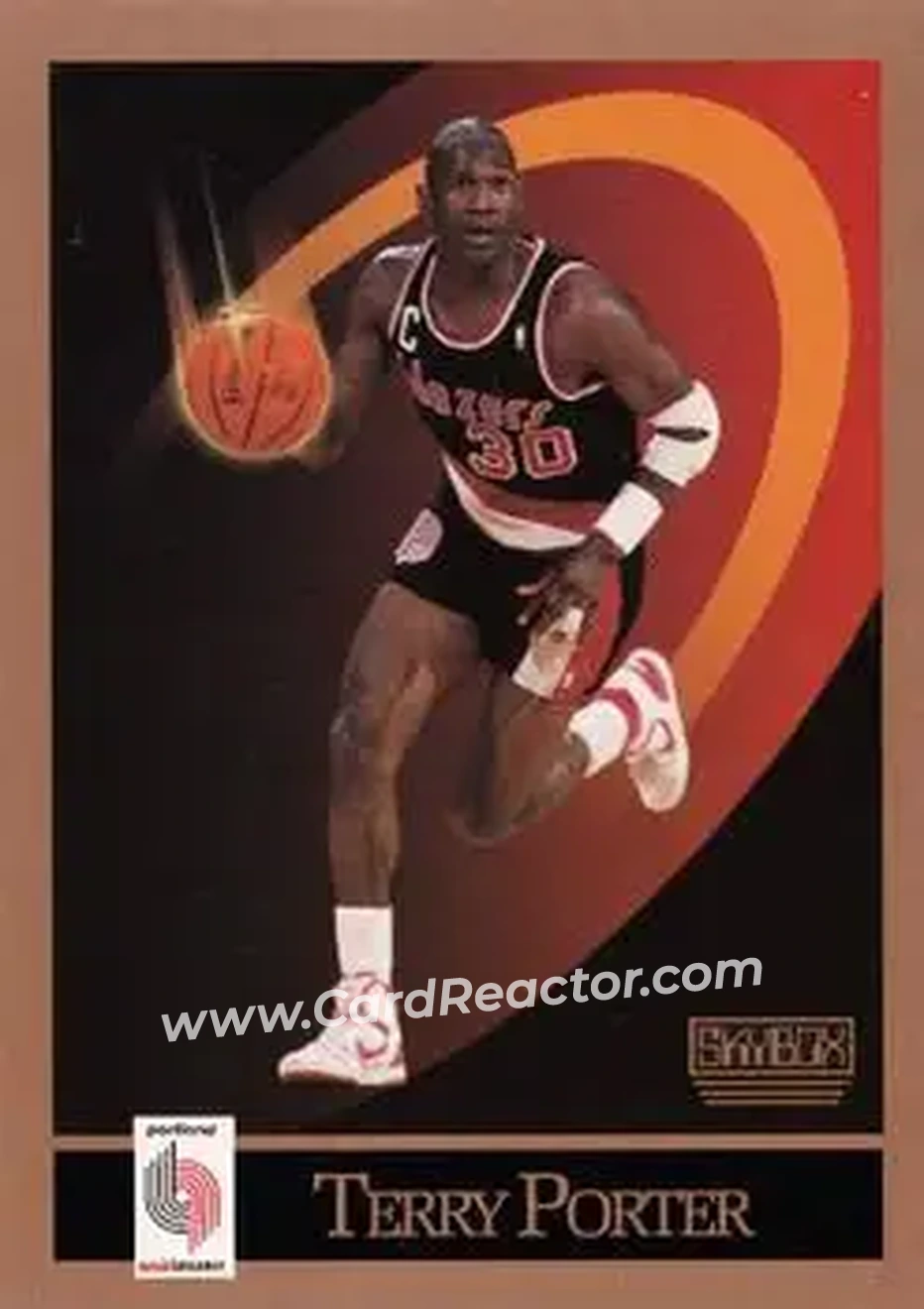 1990-91 SkyBox #238 - Terry Porter - Portland Trail Blazers - Front 1990-91 SkyBox #238 - Terry Porter - Portland Trail Blazers - Front