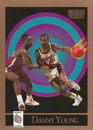 1990-91 SkyBox #241 - Danny Young - Portland Trail Blazers