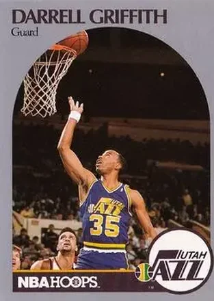 1990-91 Hoops #289 - Darrell Griffith - Utah Jazz
