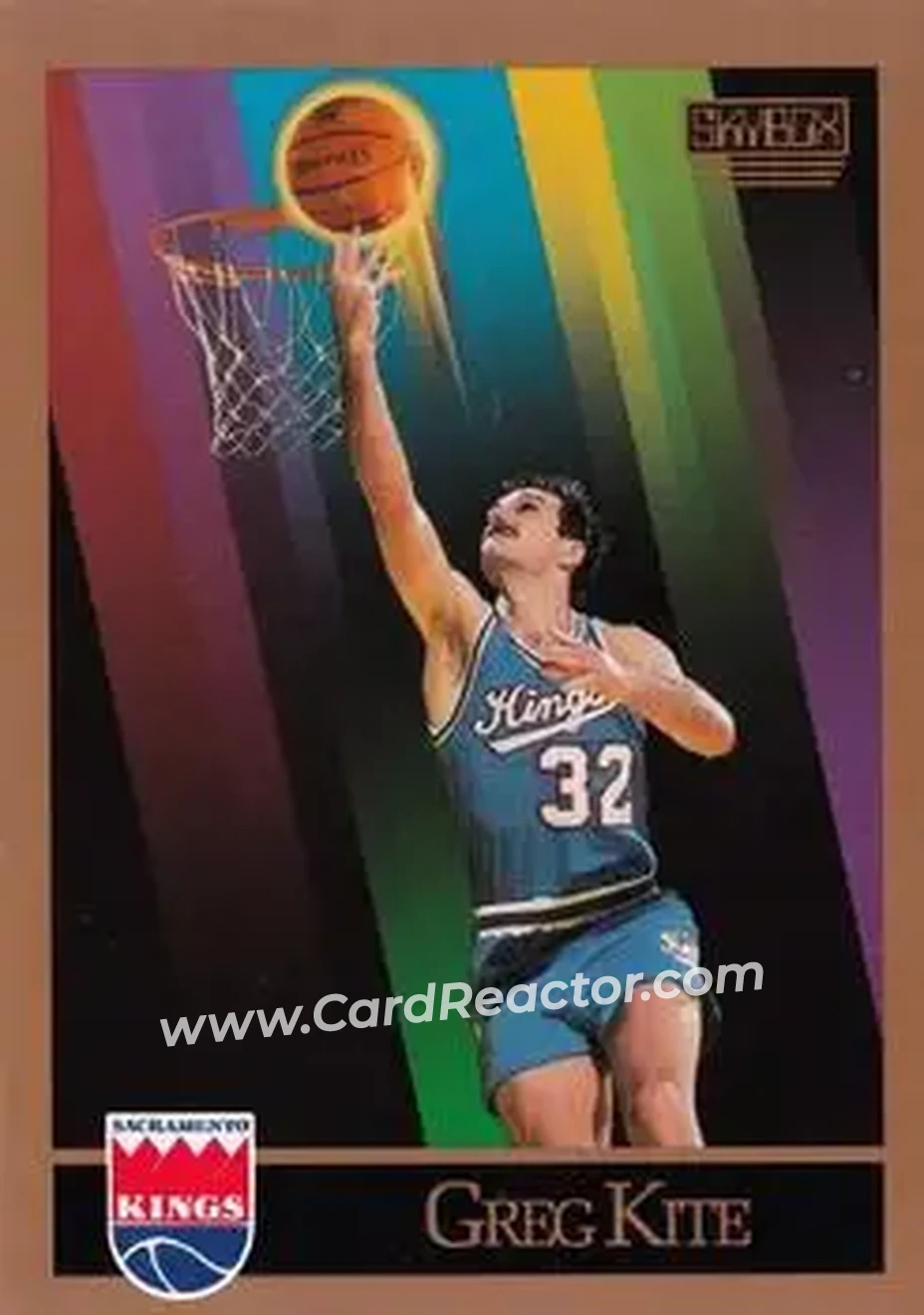 1990-91 SkyBox #247 - Greg Kite - Sacramento Kings - Front