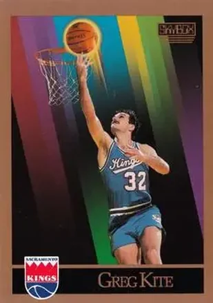 1990-91 SkyBox #247 - Greg Kite - Sacramento Kings