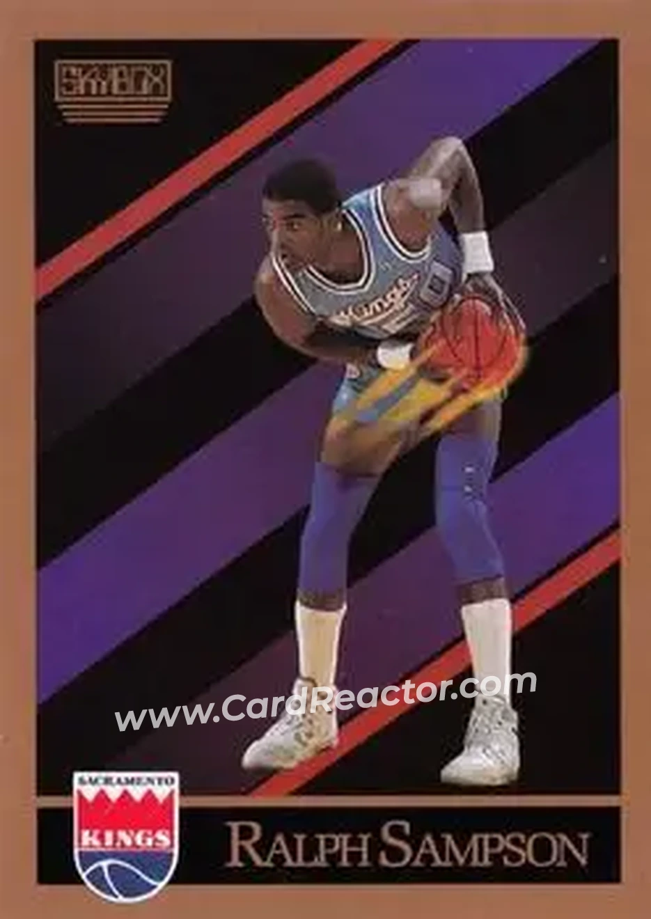 1990-91 SkyBox #250 - Ralph Sampson - Sacramento Kings - Front