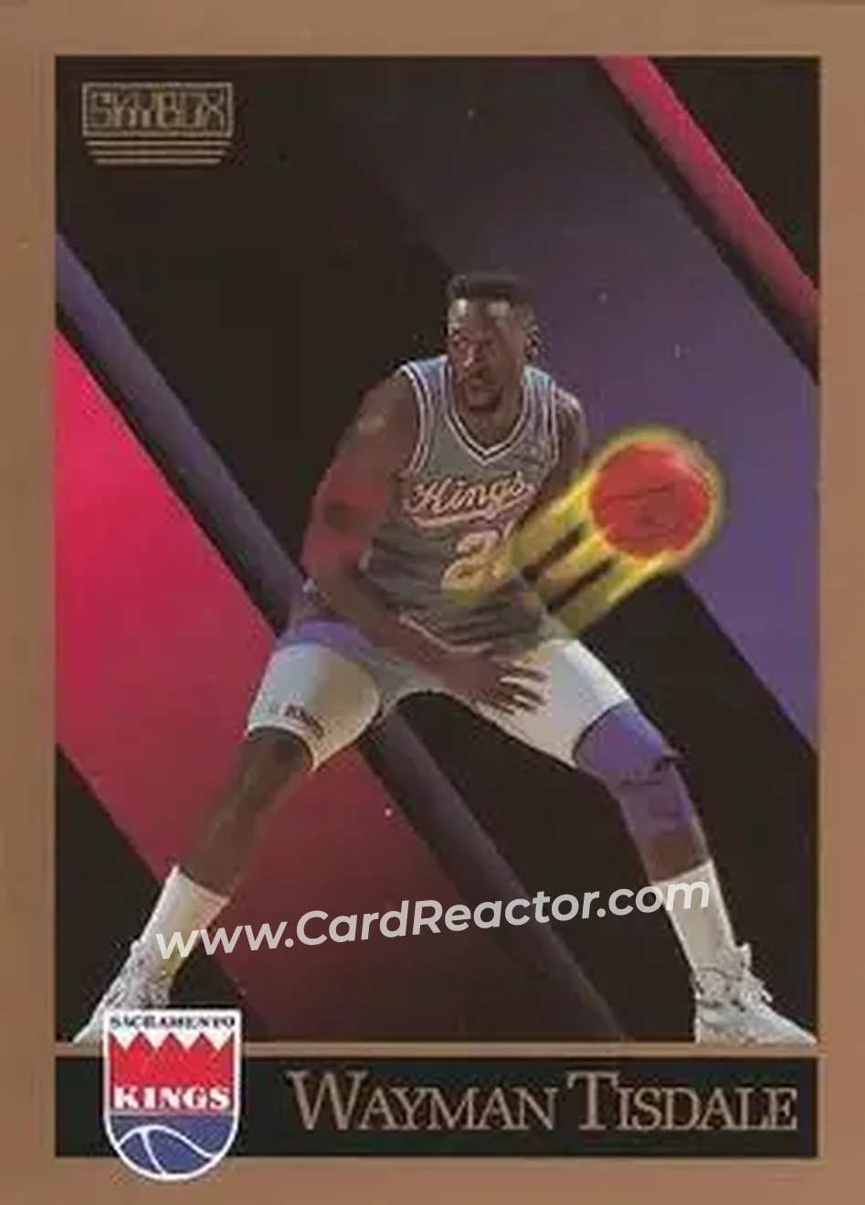 1990-91 SkyBox #251 - Wayman Tisdale - Sacramento Kings - Front 1990-91 SkyBox #251 - Wayman Tisdale - Sacramento Kings - Front