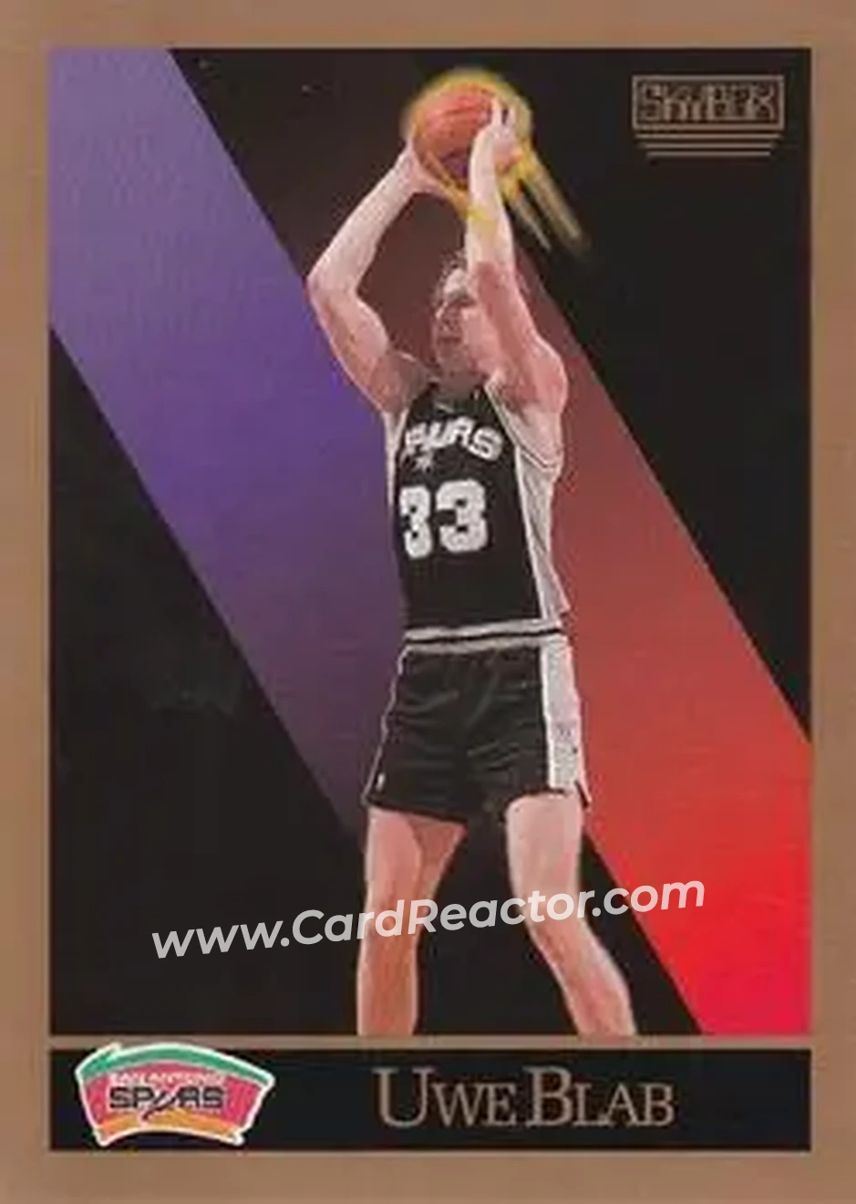 1990-91 SkyBox #253 - Uwe Blab - San Antonio Spurs - Front 1990-91 SkyBox #253 - Uwe Blab - San Antonio Spurs - Front
