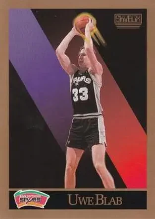 1990-91 SkyBox #253 - Uwe Blab - San Antonio Spurs