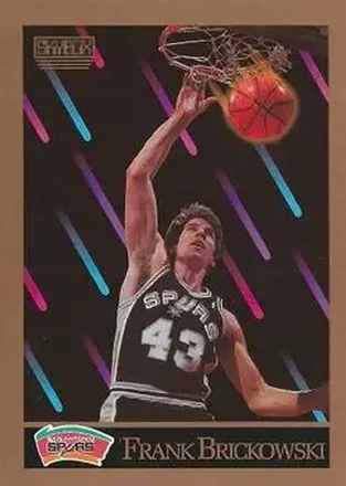 1990-91 SkyBox #254 - Frank Brickowski - San Antonio Spurs