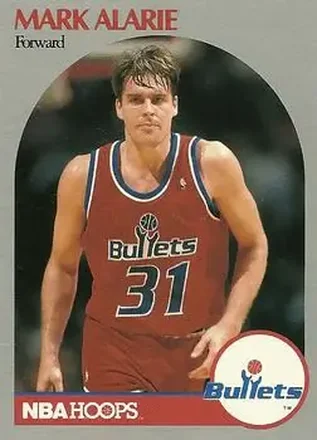 1990-91 Hoops #295 - Mark Alarie - Washington Bullets