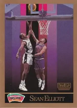 1990-91 SkyBox #256 - Sean Elliott - San Antonio Spurs